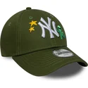 zielona-regulowana-czapka-z-zakrzywionym-daszkiem-dla-dzieci-9forty-space-icon-new-york-yankees-mlb-od-new-era