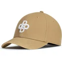 czapka-z-zakrzywionym-daszkiem-w-ciemnym-bezu-regulowana-baseball-peach-obl048-od-oblack