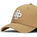 czapka-z-zakrzywionym-daszkiem-w-ciemnym-bezu-regulowana-baseball-peach-obl048-od-oblack