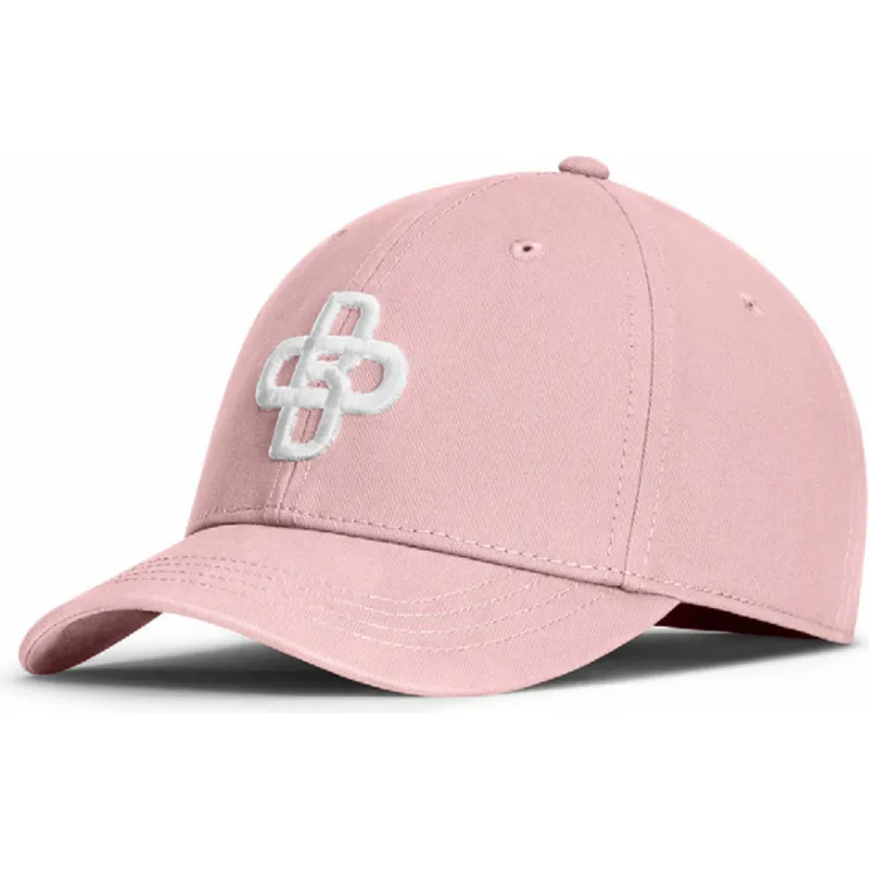 rozowa-zakrzywiona-czapka-z-daszkiem-baseball-peach-obl056-od-oblack-regulowana