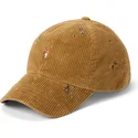 brazowa-czapka-z-daszkiem-regulowana-classic-sport-duck-corduroy-od-polo-ralph-lauren