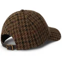 brazowa-regulowana-czapka-z-daszkiem-checked-wool-tweed-od-polo-ralph-lauren