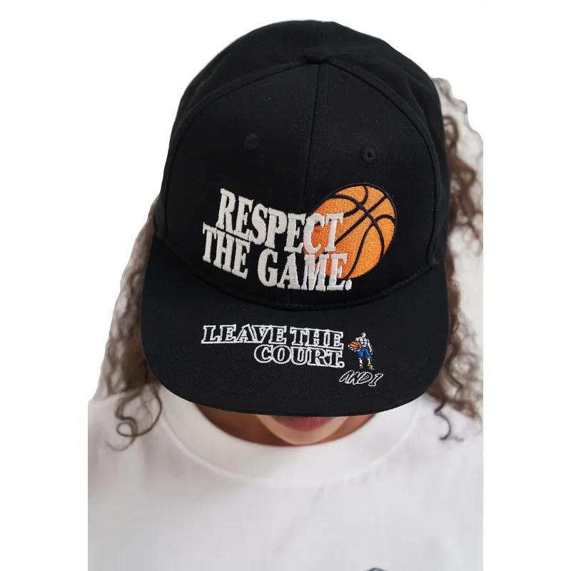 czarna-plaska-czapka-snapback-respect-the-game-slogan-and1