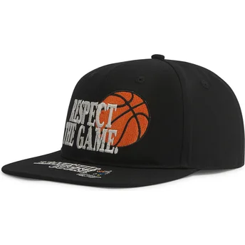 Czarna płaska czapka snapback z hasłem Respect The Game od AND1