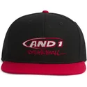 czarna-i-czerwona-czapka-z-daszkiem-typu-snapback-z-logo-graffiti-and1