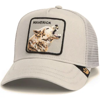 Czapka trucker szara wilk Maverick Howling In Harmony Core Canvas The Farm od Goorin Bros.
