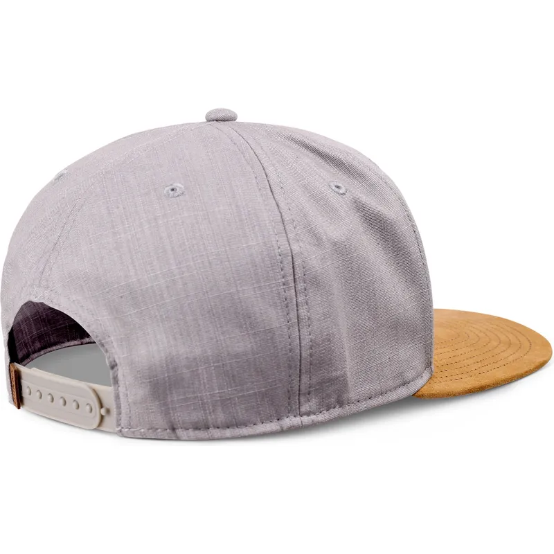czapka-z-plaskim-daszkiem-szaro-brazowa-snapback-linen-2015-od-djinns