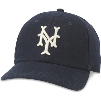 Granatowa zakrzywiona czapka z regulacją New York Cubans Archive Legend od American Needle