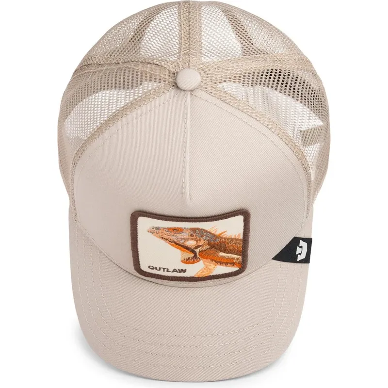 czapka-trucker-bezowa-jaszczurka-the-outlaw-lizard-sport-the-farm-od-goorin-bros
