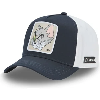 Granatowo-biała czapka z daszkiem snapback Tom TAJ6 TOM Looney Tunes od Capslab