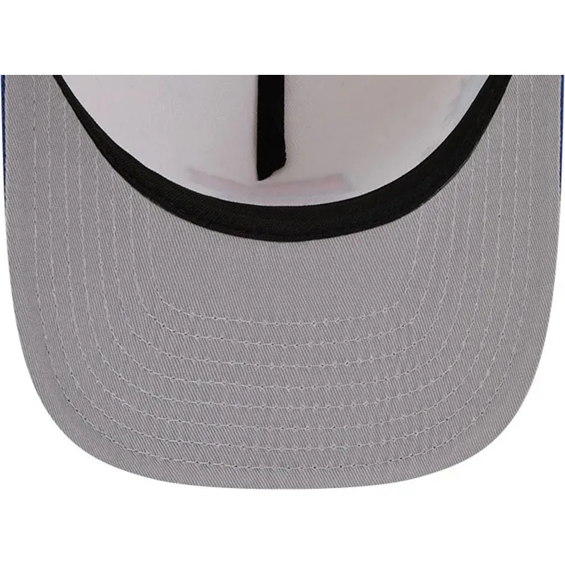 bezowo-niebieska-zakrzywiona-czapka-snapback-9fifty-a-frame-precurved-hardwood-classics-new-york-knicks-nba-new-era