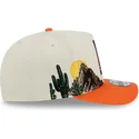 bezowo-pomaranczowa-zakrzywiona-czapka-snapback-9fifty-a-frame-precurved-hardwood-classics-phoenix-suns-nba-new-era