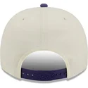 bezowo-fioletowa-zakrzywiona-czapka-snapback-9fifty-a-frame-precurved-hardwood-classics-utah-jazz-nba-new-era