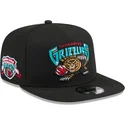 czarna-czapka-z-daszkiem-snapback-9fifty-a-frame-hardwood-classics-vancouver-grizzlies-nba-od-new-era