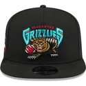 czarna-czapka-z-daszkiem-snapback-9fifty-a-frame-hardwood-classics-vancouver-grizzlies-nba-od-new-era