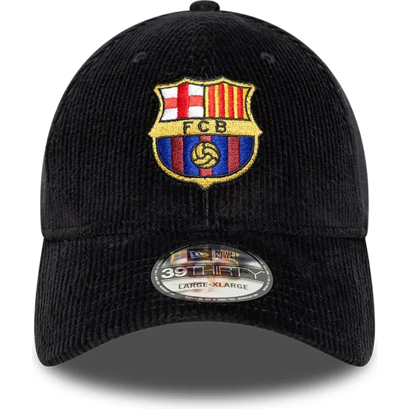 czarna-zakrzywiona-czapka-fc-barcelona-laliga-39thirty-cord-od-new-era
