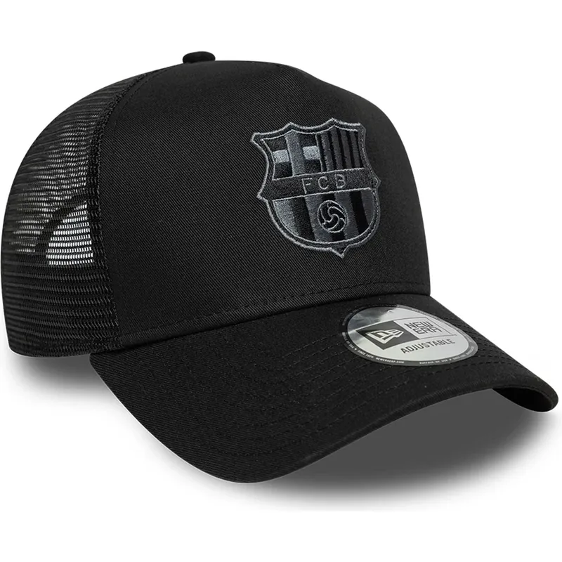 czapka-trucker-czarna-fc-barcelona-laliga-a-frame-tonal-new-era