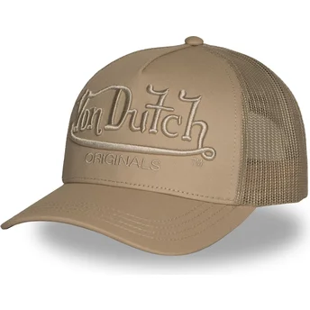 Czapki zakrzywiona brązowy snapback EMB02 Von Dutch