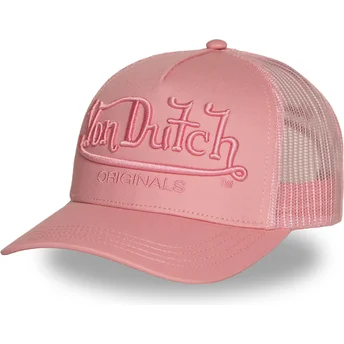 Czapka trucker różowa EMB05 od Von Dutch