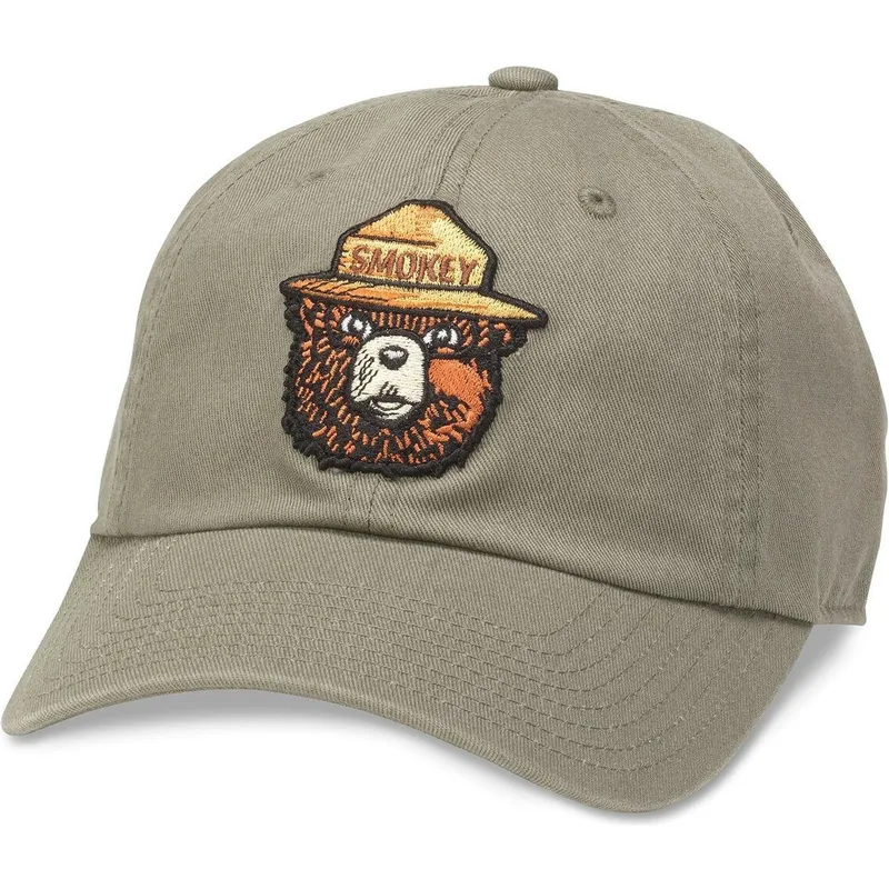 regulowana-zielona-czapka-z-daszkiem-smokey-bear-ballpark-od-american-needle