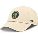 bezowa-czapka-z-daszkiem-regulowana-club-unstructured-organic-cotton-oakland-athletics-mlb-nike