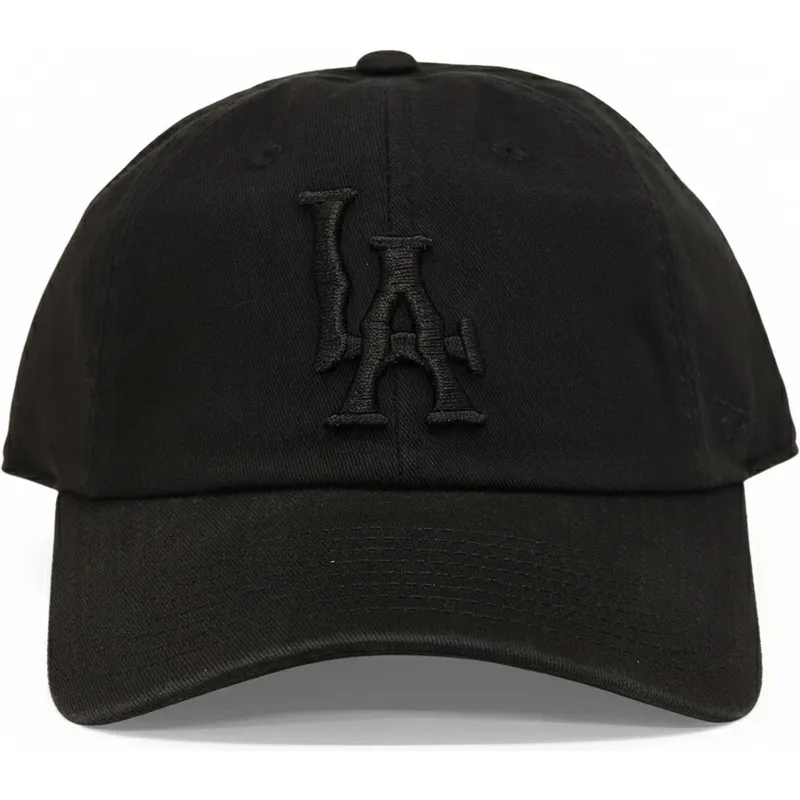 czarna-zakrzywiona-czapka-z-regulacja-i-czarnym-logo-los-angeles-dodgers-ballpark-od-american-needle