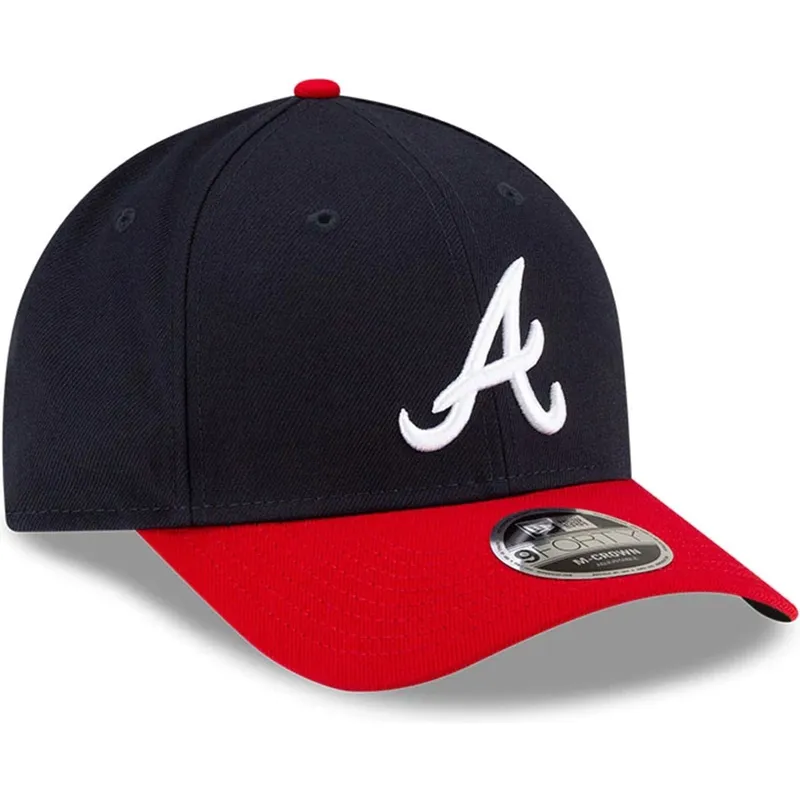 granatowo-czerwona-zakrzywiona-czapka-snapback-9forty-m-crown-player-replica-atlanta-braves-mlb-new-era