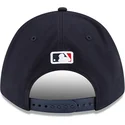 new-era-curved-brim-9forty-m-crown-player-replica-boston-red-sox-mlb-navy-blue-snapback-cap