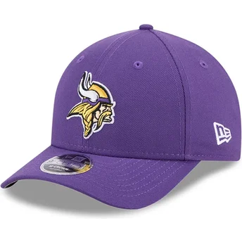 New Era Curved Brim 9FORTY M-Crown Team Minnesota Vikings NFL Purple Snapback Cap