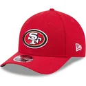czerwona-zakrzywiona-czapka-snapback-9forty-m-crown-team-san-francisco-49ers-nfl-new-era