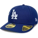 niebieska-dopasowana-czapka-z-zakrzywionym-daszkiem-59fifty-low-profile-precurved-est-script-los-angeles-dodgers-mlb-new-era