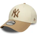 czapka-z-daszkiem-bezowo-brazowa-regulowana-z-brazowym-logo-9forty-colour-block-new-york-yankees-mlb-new-era