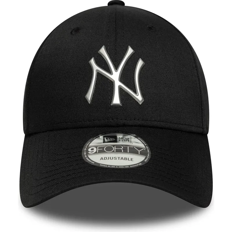 czarna-zakrzywiona-czapka-snapback-9forty-metallic-new-york-yankees-mlb-new-era
