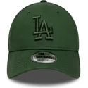 zielona-regulowana-czapka-z-zakrzywionym-daszkiem-z-zielonym-logo-9forty-league-essential-los-angeles-dodgers-mlb-od-new-era