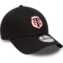 czarna-regulowana-czapka-z-zakrzywionym-daszkiem-9forty-team-logo-stade-toulousain-top-14-new-era