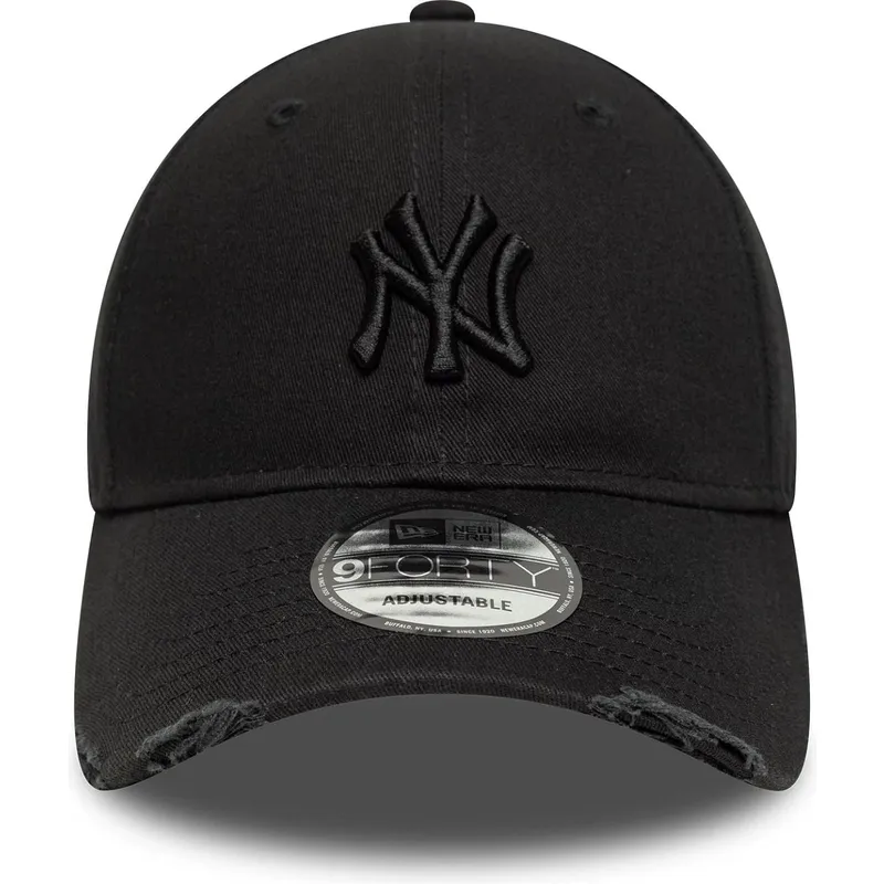 czarna-regulowana-czapka-z-zakrzywionym-daszkiem-z-czarnym-logo-9forty-wash-distress-new-york-yankees-mlb-new-era