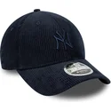 granatowa-zakrzywiona-czapka-regulowana-z-granatowym-logo-9forty-m-crown-cord-new-york-yankees-mlb-new-era