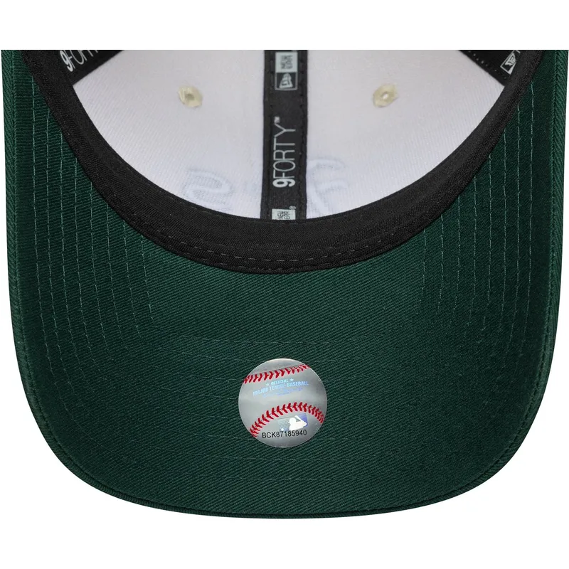 czapka-z-daszkiem-bezowo-zielona-snapback-9forty-m-crown-oakland-athletics-mlb-new-era