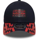 new-era-curved-brim-9forty-m-crown-visor-print-red-bull-racing-formula-1-navy-blue-and-red-snapback-cap