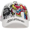 czapka-trucker-biala-1971-dragon-and-roses-ed-hardy