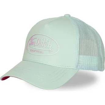 Czapka trucker zielono-różowa LOG21 Von Dutch