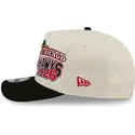 bezowo-czarna-zakrzywiona-czapka-snapback-9fifty-a-frame-classic-chicago-blackhawks-nhl-new-era