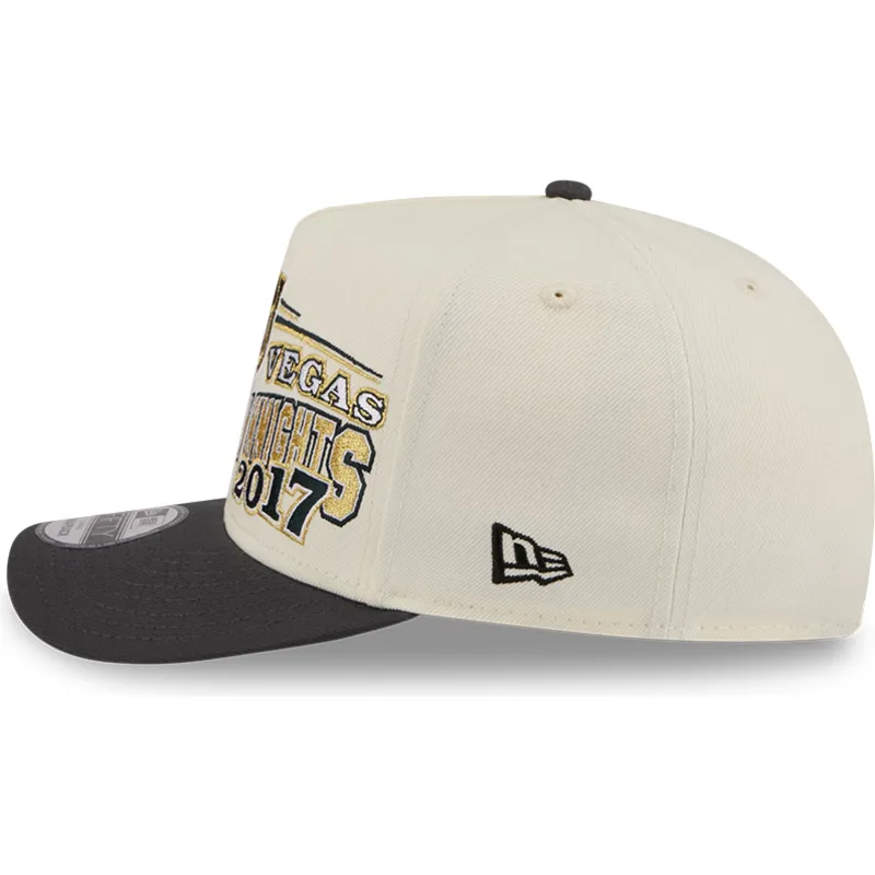 czapka-z-daszkiem-bezowo-czarna-snapback-9fifty-a-frame-classic-vegas-golden-knights-nhl-new-era