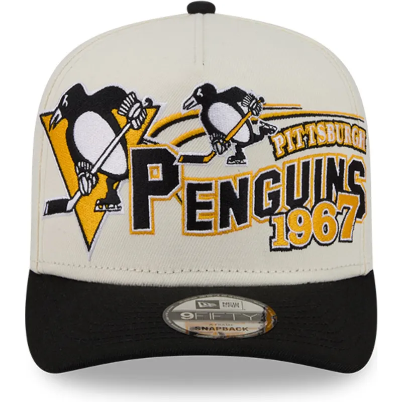 bezowa-czapka-z-zakrzywionym-daszkiem-snapback-9fifty-a-frame-classic-pittsburgh-penguins-nhl-new-era