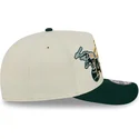 czapka-z-daszkiem-bezowo-zielona-snapback-9fifty-a-frame-classic-oakland-athletics-mlb-new-era