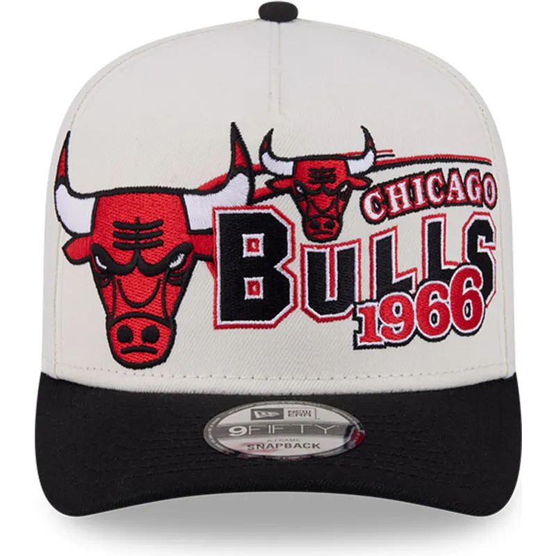 czapka-z-daszkiem-bezowo-czarna-snapback-9fifty-a-frame-classic-chicago-bulls-nba-new-era
