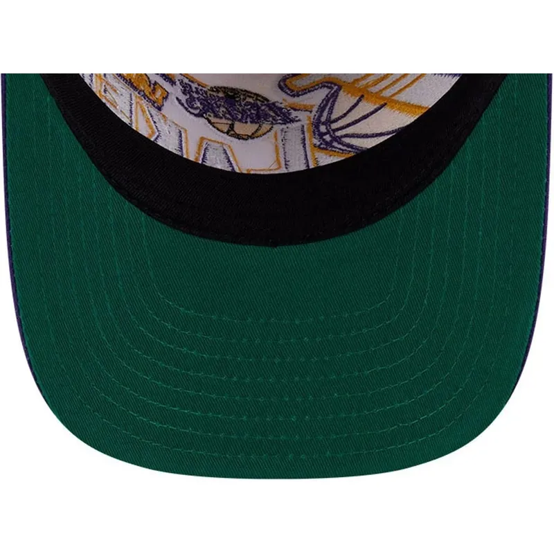 czapka-z-daszkiem-bezowo-fioletowa-snapback-9fifty-a-frame-classic-los-angeles-lakers-nba-new-era