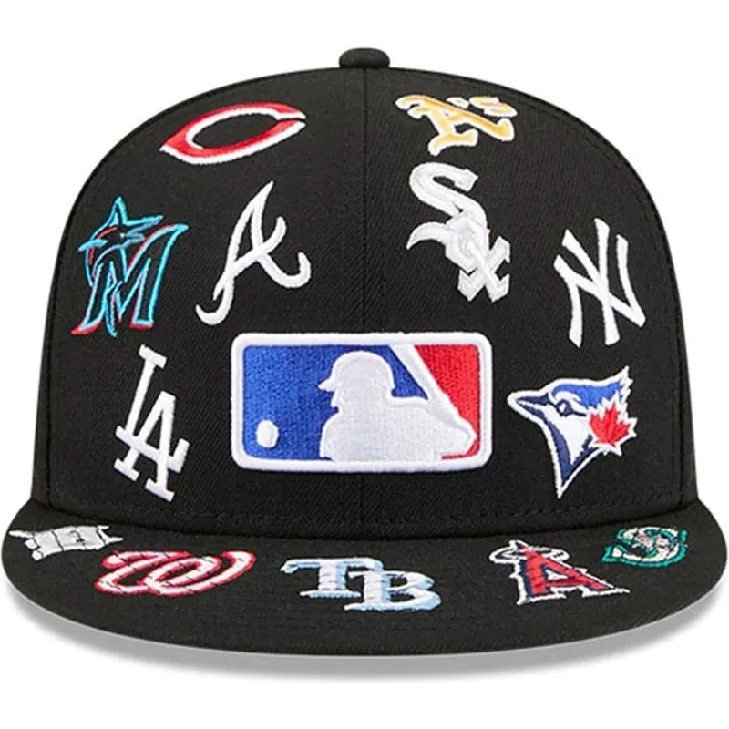 czarna-dopasowana-czapka-z-daszkiem-59fifty-all-over-mlb-new-era