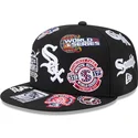 czarna-dopasowana-czapka-z-plaskim-daszkiem-59fifty-all-over-logos-chicago-white-sox-mlb-new-era