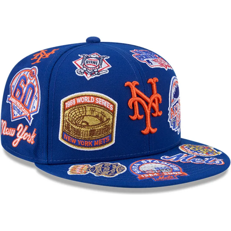 gorra-plana-azul-ajustada-59fifty-all-over-de-new-york-mets-mlb-de-new-era